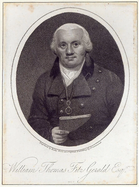 William Thomas Fitzgerald, engraved by William Ridley (engraving)