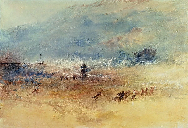 Yarmouth Sands, c. 1840 (w  /  c on paper)