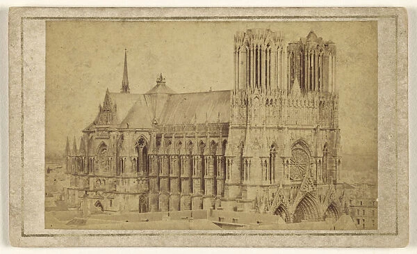 Cathedral Reims Borderia French active 1880s