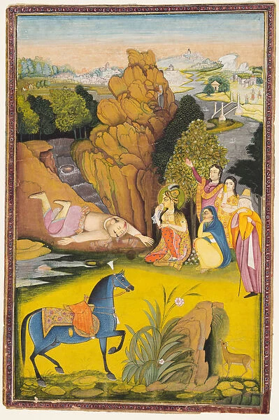 Shirin Farhad 1810 Attributed Amar Das Bhatti
