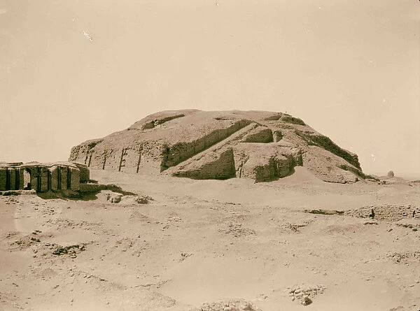 Ur Chaldees ziggurat S. E 1932 Iraq Extinct city