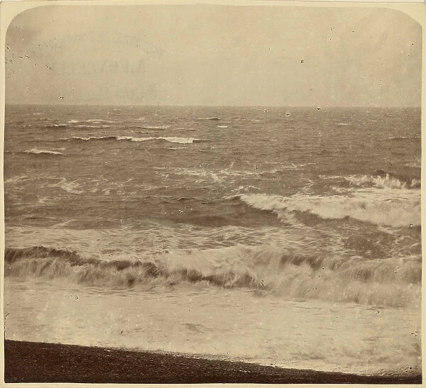 Waves A Foncelle French active 1870 Albumen silver print