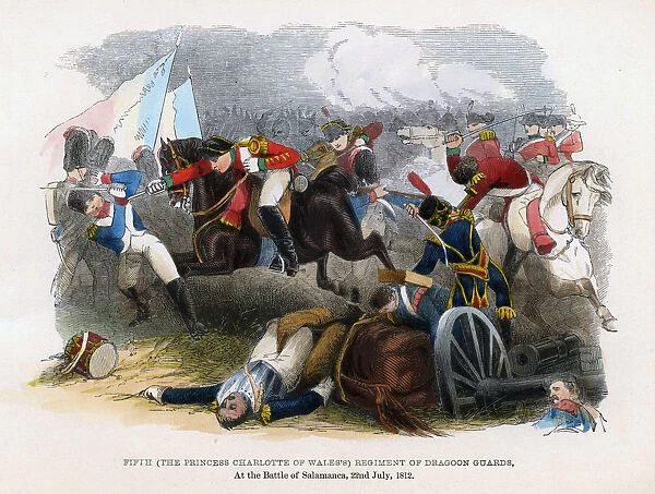 5th Regiment of Dragoon Guards, The Battle of Salamanca, 22nd July 1812