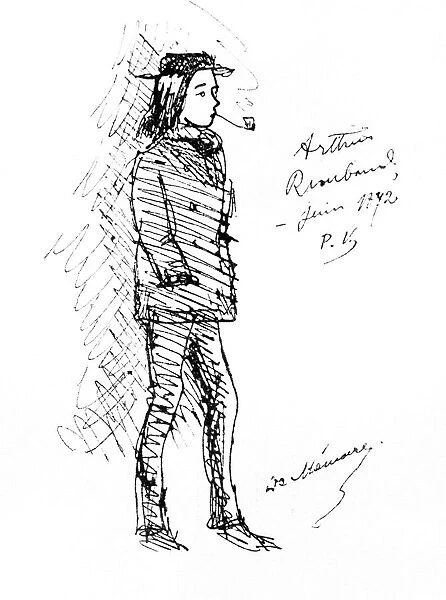 Arthur Rimbaud, French poet and adventurer, 1895