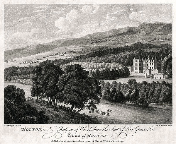 Bolton, North Riding of Yorkshire the Seat of His Grace the Duke of Bolton, 1775. Artist: Michael Angelo Rooker