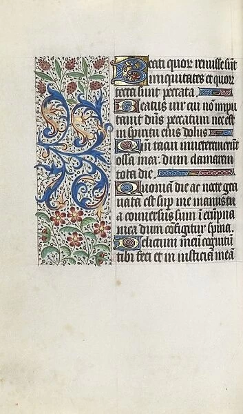 Book of Hours (Use of Rouen): fol. 81v, c. 1470. Creator: Master of the Geneva Latini (French