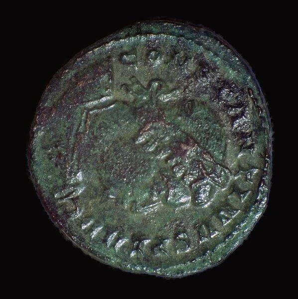 Bronze coin of Constantine I, 3rd century BC