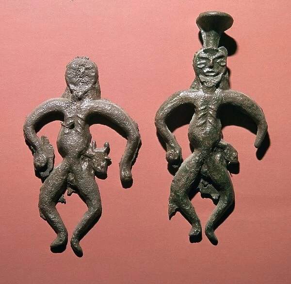 Bronze figures from the steppe-lands of Russia