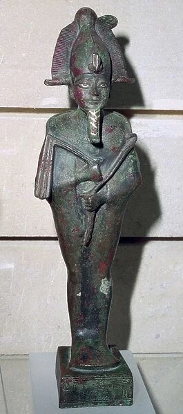 Bronze statuette of Osiris