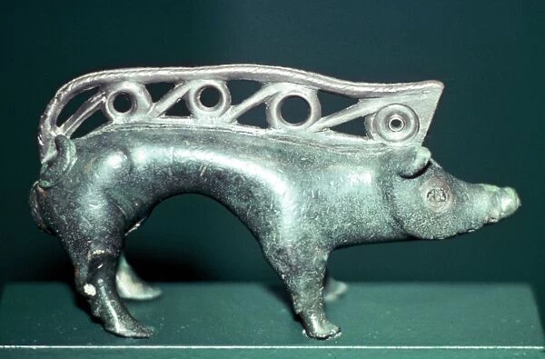 Celtic bronze boar