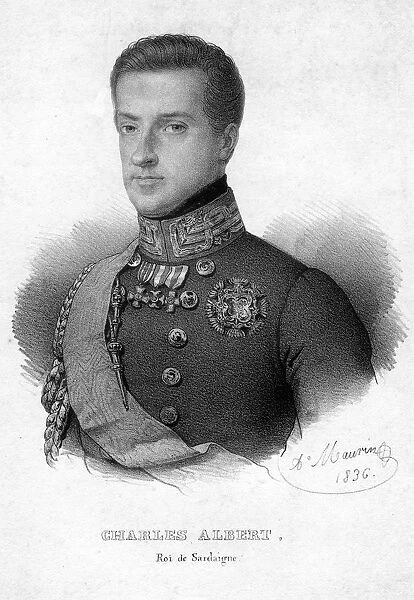 Charles Albert of Sardinia, King of Sardinia, 1836