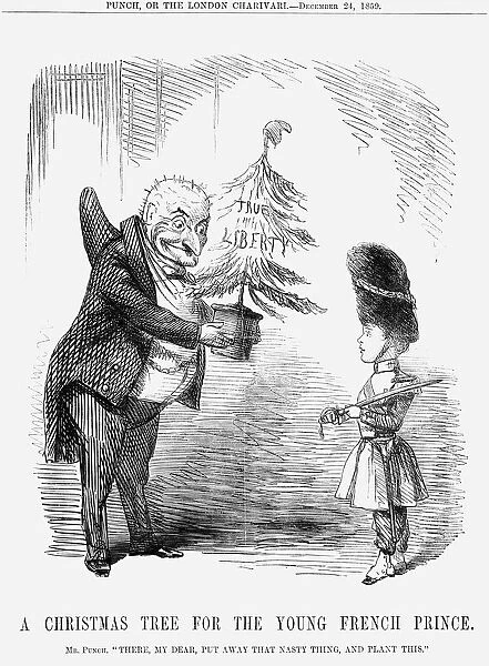A Christmas Tree for the young French Prince, 1859