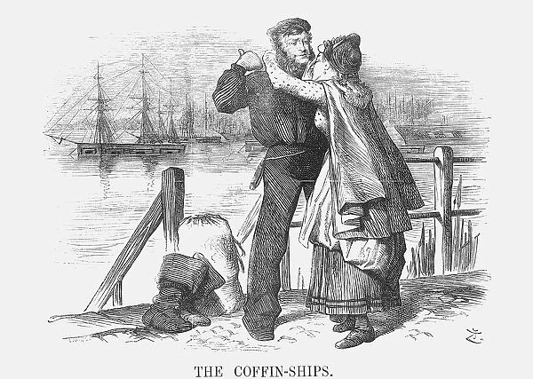 The Coffin-Ships, 1873. Artist: Joseph Swain