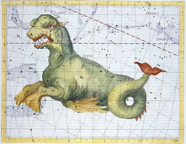 Constellation of Cetus (the Whale), 1729
