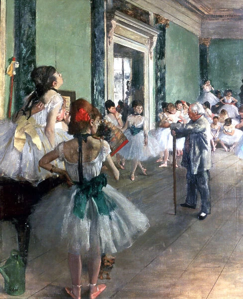 Dance Class, 1874. Artist: Edgar Degas