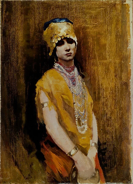 A dancer, End of 19th cen Artist: Ryabushkin, Andrei Petrovich (1861-1904)