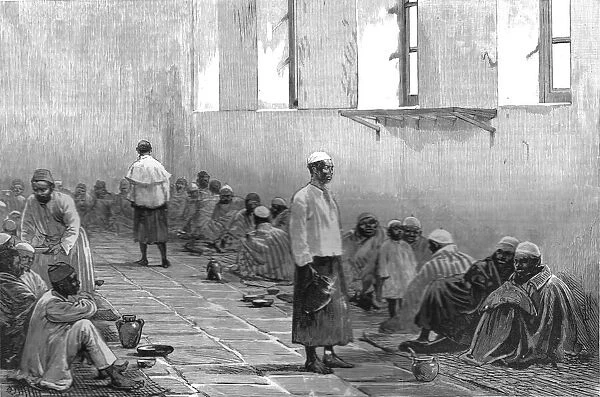 Emin Pashas People 'At Home'in the Abbassiyeh Barrack s, Cairo, 1890. Creator: Unknown