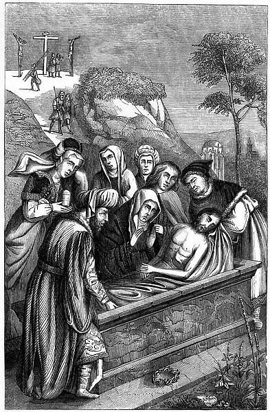 The Entombment, c15th century (1849). Artist: Plon Freres