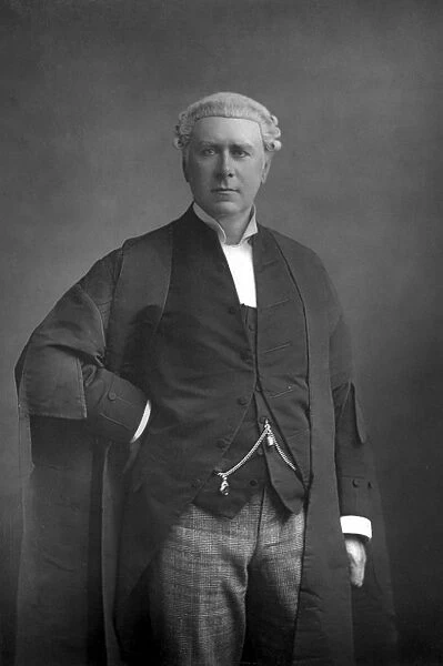 Frank Lockwood (1846-1897), English lawyer and politician, 1890. Artist: W&D Downey