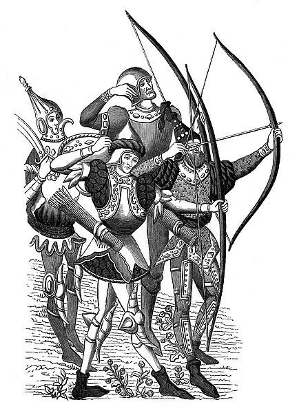 Frankish archers, 15th century, (1870)