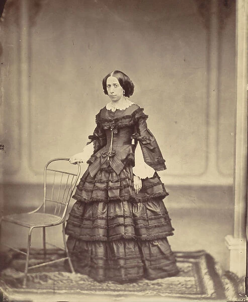 Frau Hofrat Josefine Raymond, 1850s-60s. Creator: Franz Antoine