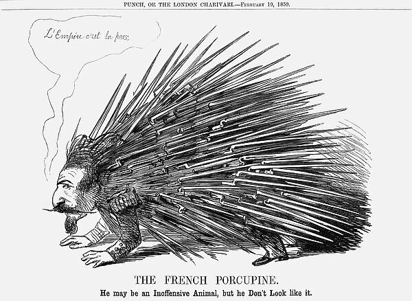 The French Porcupine, 1859