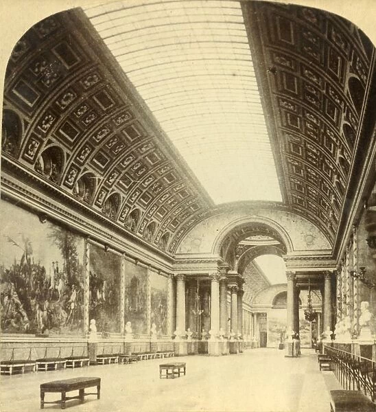 Gallery of Battles, Versailles, c1900. Creator: Underwood & Underwood