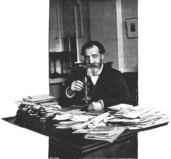 Henri Moissan, French chemist, 1900
