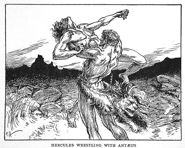Hercules Wrestling with Antaeus, 1925