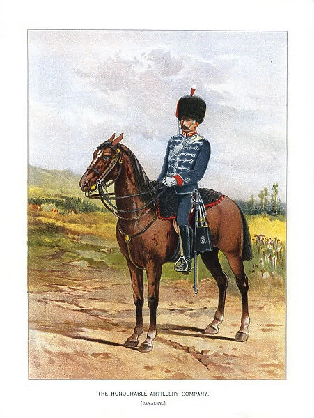 The Honourable Artillery Company (Cavalry), c1890. Artist: H Bunnett