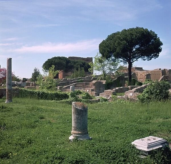 Houses and public buildings in the Roman port of Ostia, 2nd century