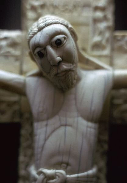 Detail of an ivory crucifix