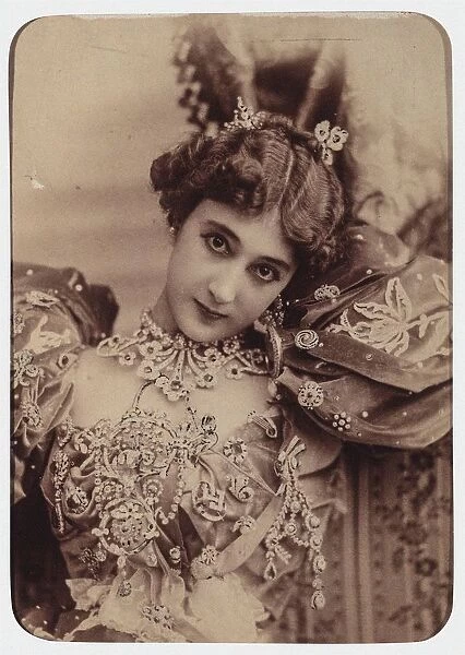 La Belle Otero, 1890s. Creator: Photo studio Reutlinger, Paris