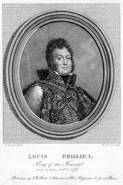 Louis Philippe I, King of France, 19th century. Artist: W Alais