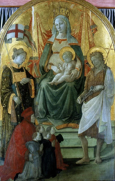 Madonna del Ceppo ( Madonna of the Stocks ), 1453. Artist: Filippo Lippi