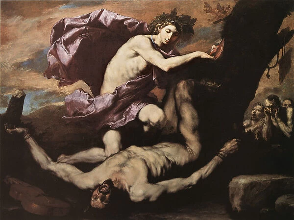 Marsyas and Apollo, 1637