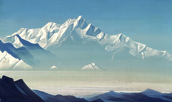 Mount of Five Treasures (Two Worlds), 1933. Artist: Nicholas Roerich