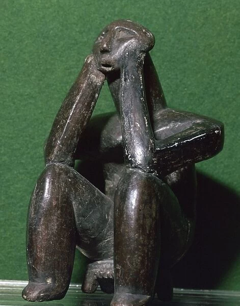 Neolithic figure of a man from Cernavoda