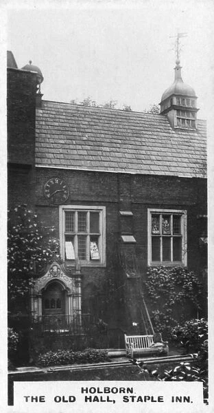 The Old Hall, Staple Inn, Holborn, London, c1920s