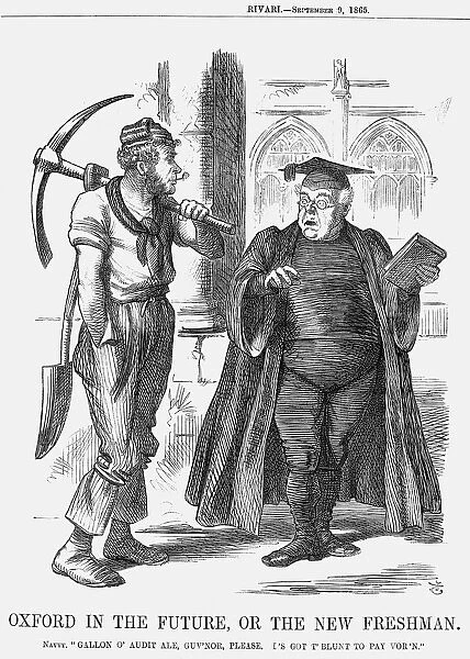 Oxford in the Future, or the New Freshman, 1865. Artist: John Tenniel