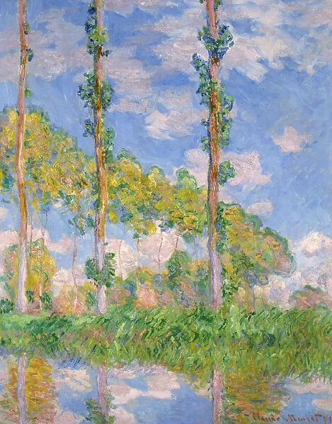 Poplars in the Sun, 1891. Artist: Monet, Claude (1840-1926)