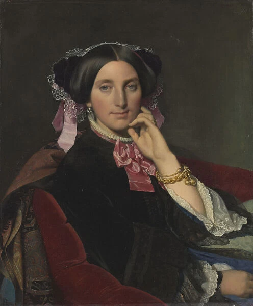 Portrait of madame Caroline Gonse, 1852. Creator: Ingres, Jean Auguste Dominique (1780-1867)