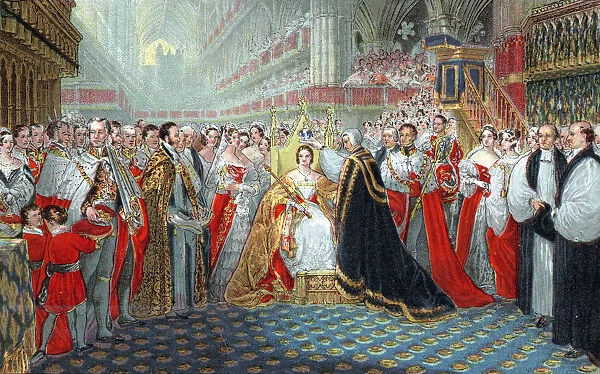 Queen Victorias coronation, 1837 (1887)