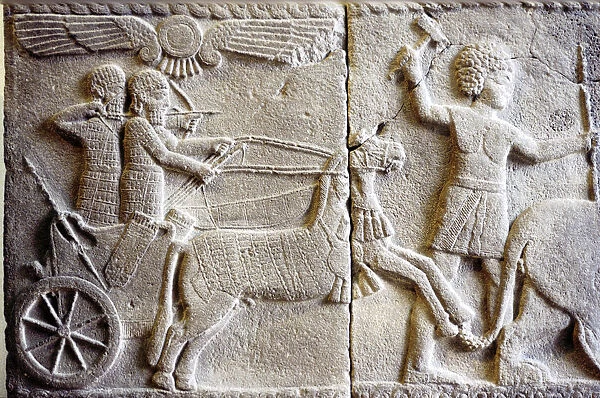 Relief of a Chariot, Hittite