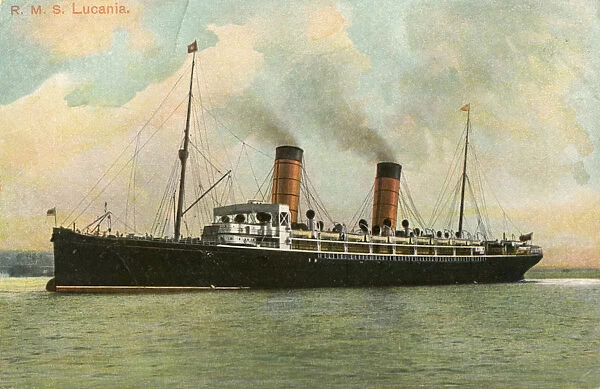 RMS Lucania, c1905