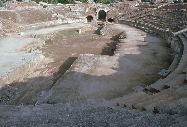 Roman amphitheatre in Merida, Spain, 1st century