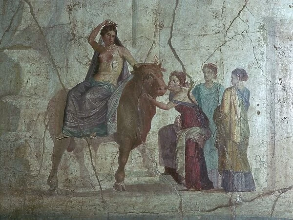 Roman fresco of Europa and the bull