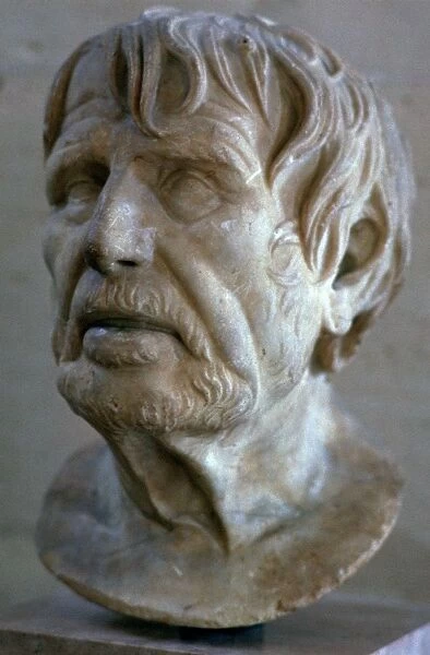 Roman marble head of Claudius, 1st century BC