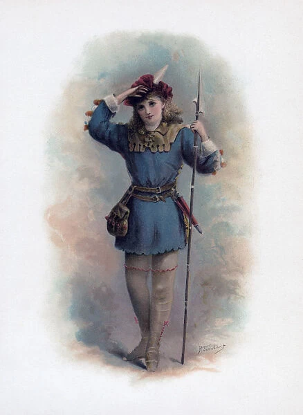 Rosalind, 1891. Artist: H Saunders