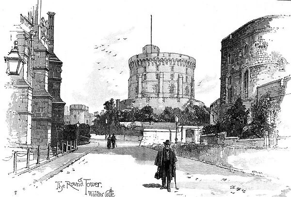 The Round Tower, Windsor Castle, Berkshire, 1900